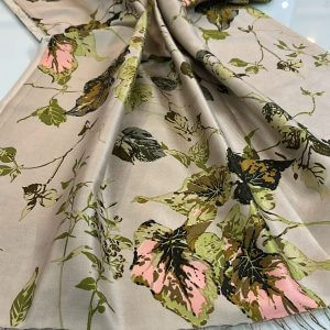 İPEKEVİ DESENLİ İPEK ŞAL