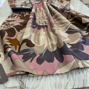 İPEKEVİ DESENLİ İPEK ŞAL