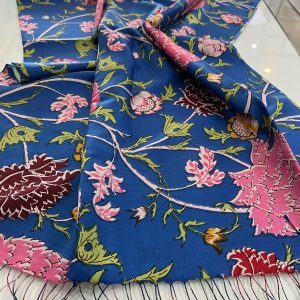 İPEKEVİ DESENLİ İPEK ŞAL