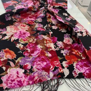 İPEKEVİ DESENLİ İPEK ŞAL