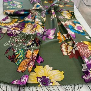 İPEKEVİ DESENLİ İPEK ŞAL