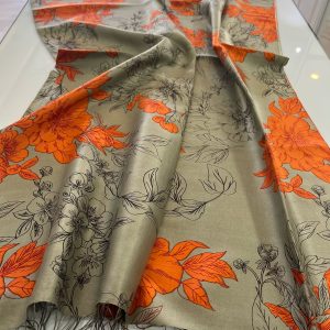 İPEKEVİ DESENLİ İPEK ŞAL